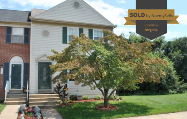SOLD in Manassas, VA 20110