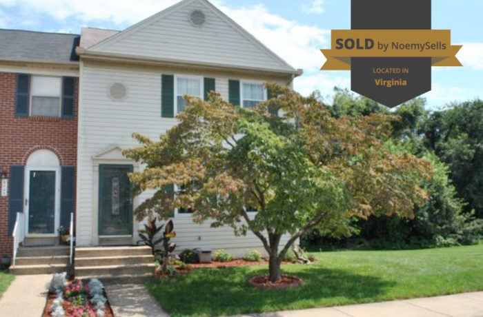 SOLD in Manassas, VA 20110